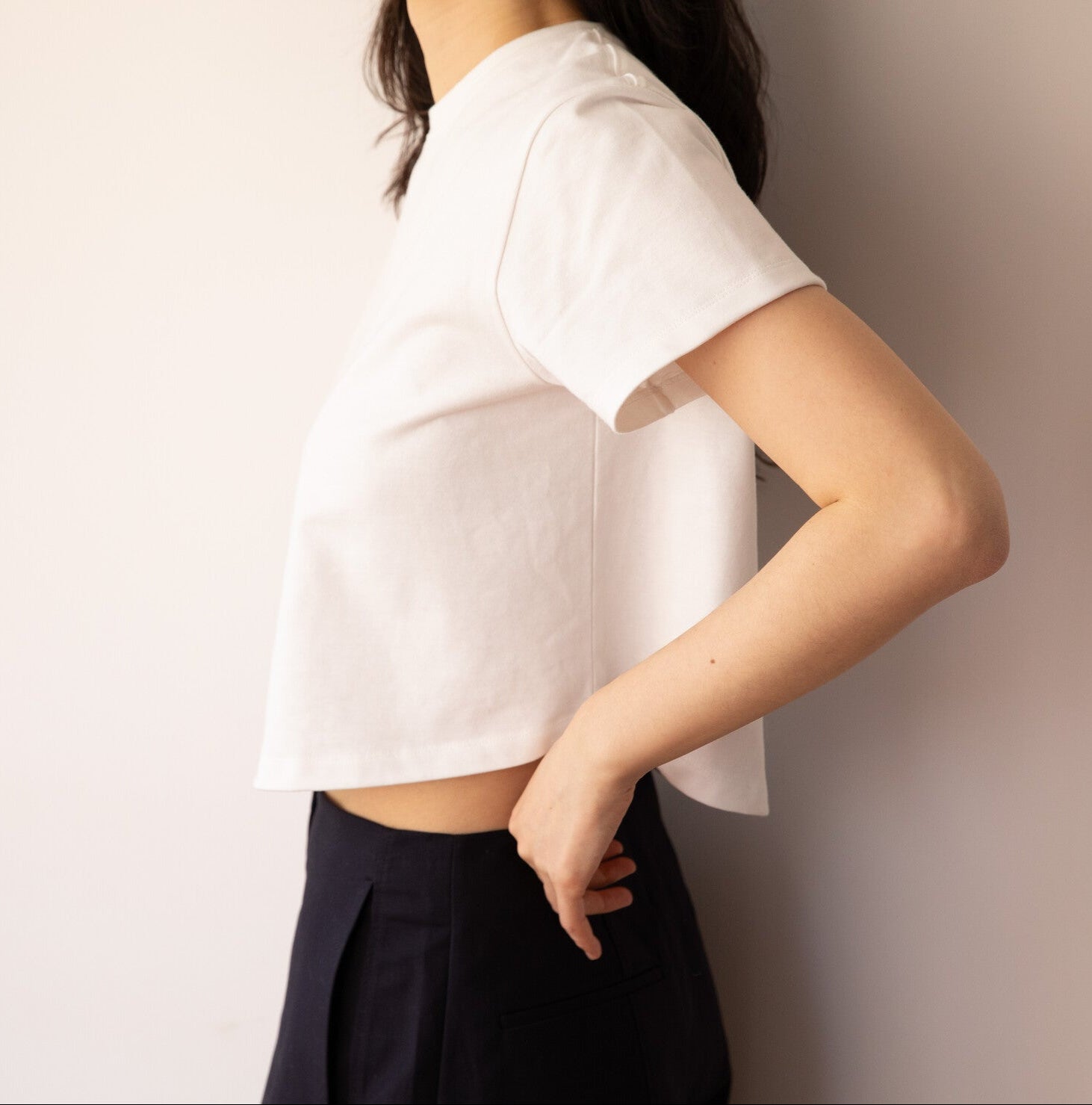 Essential Cropped Box Tee